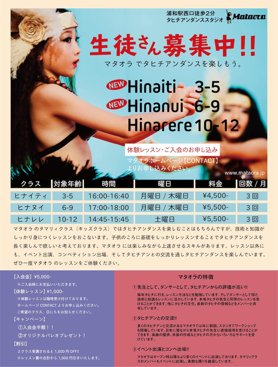 Information:NEW OPEN!!
